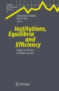 Studies in Economic Theory