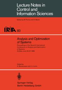 Lecture Notes in Control and Information Sciences