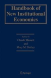 Handbook of New Institutional Economics