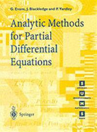 Analytic Methods for Partial Differential Equations