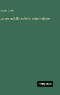 Lavoro sui bilanci dello stato italiano