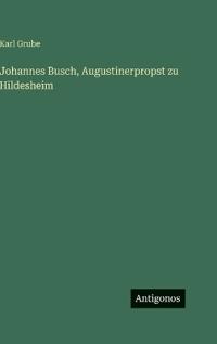 Johannes Busch, Augustinerpropst zu Hildesheim