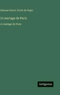 Un mariage de Paris