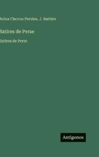 Satires de Perse