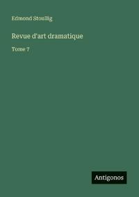 Revue d'art dramatique