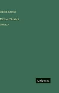 Revue d'Alsace
