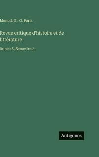 Revue critique d'histoire et de littérature