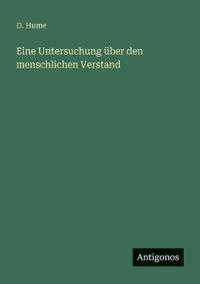 Kirjan kansi "Eine Untersuchung über den menschlichen Verstand"