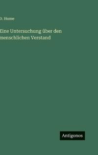 Kirjan kansi "Eine Untersuchung über den menschlichen Verstand"