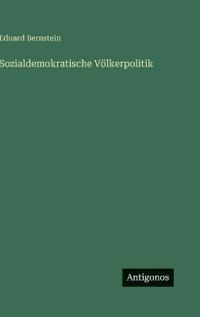 Kirjan kansi "Sozialdemokratische Völkerpolitik"