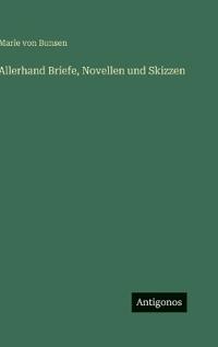 Kirjan kansi "Allerhand Briefe, Novellen und Skizzen"