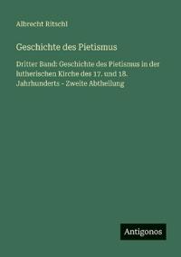 Geschichte des Pietismus
