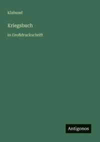 Kriegsbuch