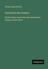 Geschichte des Drama's