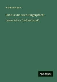 Ruhe ist die erste Bürgerpflicht