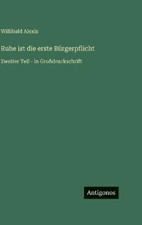 Ruhe ist die erste Bürgerpflicht