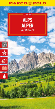 Alps Marco Polo Map