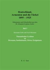 Thematisches Lexikon Zu Personen, Institutionen, Orten, Ereignissen