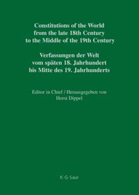 Constitutional Projects of Russia 1799–1825