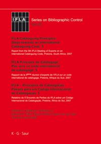 IFLA Series on Bibliographic Control
