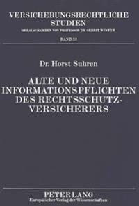 Alte Und Neue Informationspflichten Des Rechtsschutzversicherers