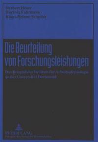 Die Beurteilung Von Forschungsleistungen