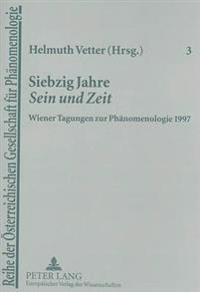 Siebzig Jahre «Sein Und Zeit»