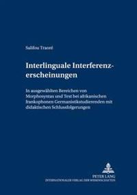Interlinguale Interferenzerscheinungen