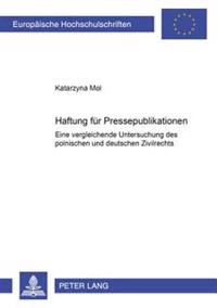 Haftung Fuer Pressepublikationen