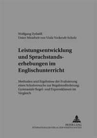 Leistungsentwicklung Und Sprachstandserhebungen Im Englischunterricht