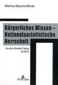 Buergerliches Wissen – Nationalsozialistische Herrschaft