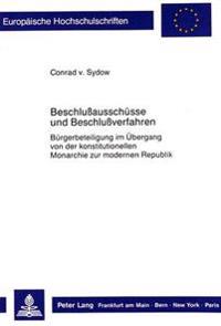 Beschlussausschuesse Und Beschlussverfahren