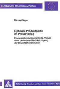 Optimale Produktpolitik Im Presseverlag