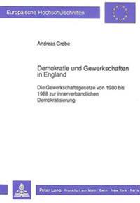 Demokratie Und Gewerkschaften in England