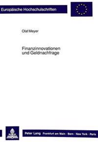 Finanzinnovationen Und Geldnachfrage