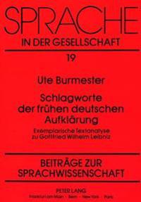 Schlagworte Der Fruehen Deutschen Aufklaerung