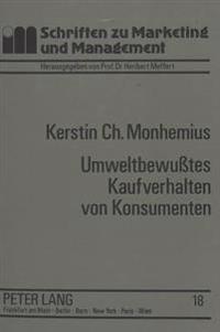 Umweltbewußtes Kaufverhalten Von Konsumenten