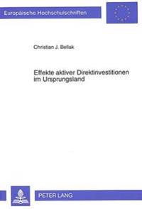Effekte Aktiver Direktinvestitionen Im Ursprungsland