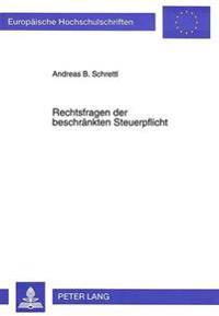 Rechtsfragen Der Beschraenkten Steuerpflicht