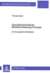 Grenzueberschreitende Betriebsverfassung in Europa