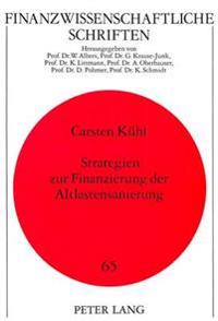 Strategien Zur Finanzierung Der Altlastensanierung