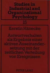 Antwortverhalten ALS Ergebnis Einer Aktiven Auseinandersetzung Mit Der Zeitlichen Verteilung Von Ereignissen