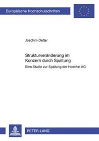 Strukturveraenderung Im Konzern Durch Spaltung