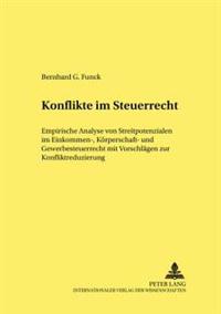 Konflikte Im Steuerrecht