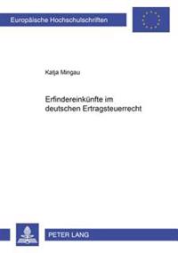 Erfindereinkuenfte Im Deutschen Ertragsteuerrecht