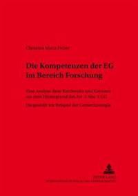 Die Kompetenzen Der Eg Im Bereich Forschung