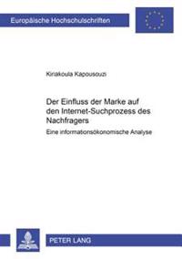 Der Einfluss Der Marke Auf Den Internet-Suchprozess Des Nachfragers