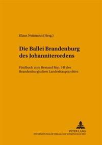Die Ballei Brandenburg Des Johanniterordens