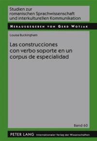 Las Construcciones Con Verbo Soporte En Un Corpus de Especialidad