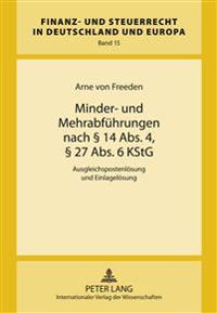 Minder- Und Mehrabfuehrungen Nach § 14 Abs. 4, § 27 Abs. 6 Kstg